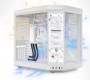 HYTE Y70 Touch Dual Chamber Case with Touchscreen